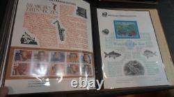 US collection of MNH stamps Commemorative panels in two albums