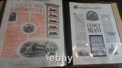 US collection of MNH stamps Commemorative panels in two albums