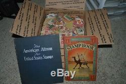 US old stamp hoard/collection On Paper and in albums