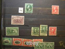 USA 1890-1940 Mint Stamp Collection in SAFE Stock album GZ9