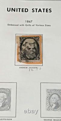 USA Harris Liberty Stamp Album with Historic Stamps From 1847-1970s