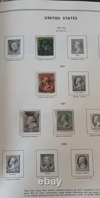 USA Harris Liberty Stamp Album with Historic Stamps From 1847-1970s