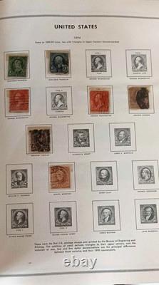 USA Harris Liberty Stamp Album with Historic Stamps From 1847-1970s