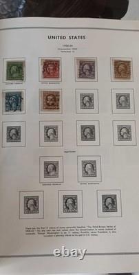 USA Harris Liberty Stamp Album with Historic Stamps From 1847-1970s