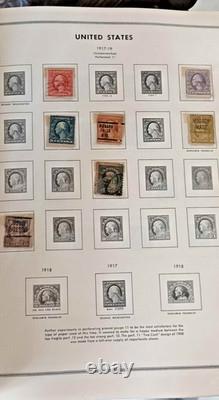 USA Harris Liberty Stamp Album with Historic Stamps From 1847-1970s
