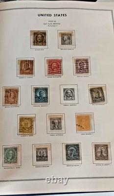 USA Harris Liberty Stamp Album with Historic Stamps From 1847-1970s