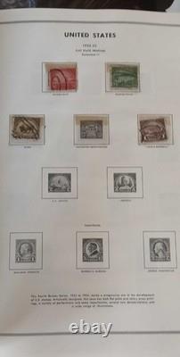 USA Harris Liberty Stamp Album with Historic Stamps From 1847-1970s