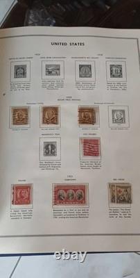 USA Harris Liberty Stamp Album with Historic Stamps From 1847-1970s