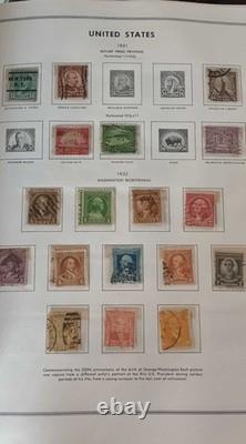 USA Harris Liberty Stamp Album with Historic Stamps From 1847-1970s