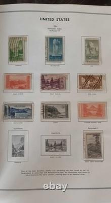 USA Harris Liberty Stamp Album with Historic Stamps From 1847-1970s