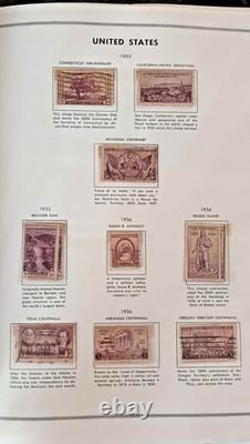 USA Harris Liberty Stamp Album with Historic Stamps From 1847-1970s