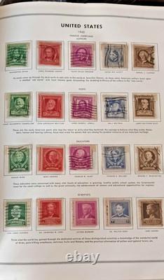 USA Harris Liberty Stamp Album with Historic Stamps From 1847-1970s