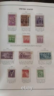 USA Harris Liberty Stamp Album with Historic Stamps From 1847-1970s