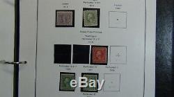 USA stamp collection in 3 ring White Ace album with est. 457 stamps'54
