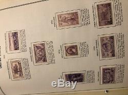 USA stamp collection in Harris Liberty album over 400 stamps