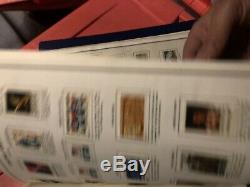 USA stamp collection in Harris Liberty album over 400 stamps