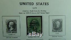 USA stamp collection in Harris Liberty album with 1,250 or so stamps'88