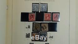 USA stamp collection in Scott National album with est. 445 stamps'70