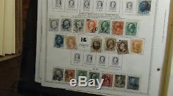 USA stamp collection on Minkus album pages to'93 or so with 2.100 stamps