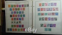 USA stamp collection on Minkus album pages to'93 or so with 2.100 stamps