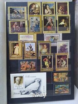 USSR Russia Soviet Era Stamps Block collection Album Philatelic Theme Art