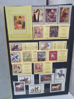 USSR Russia Soviet Era Stamps Block collection Album Philatelic Theme Art