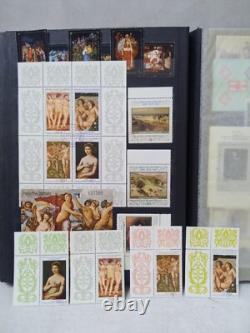 USSR Russia Soviet Era Stamps Block collection Album Philatelic Theme Art
