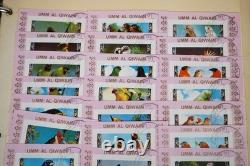 Uae Umm Al Quwain Collection Of 935 Stamps & 150 Sheets Mint & Used In Album