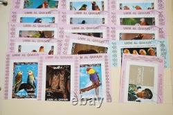 Uae Umm Al Quwain Collection Of 935 Stamps & 150 Sheets Mint & Used In Album