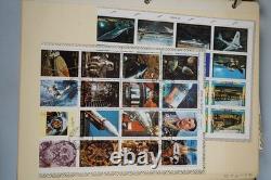 Uae Umm Al Quwain Collection Of 935 Stamps & 150 Sheets Mint & Used In Album