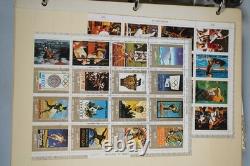 Uae Umm Al Quwain Collection Of 935 Stamps & 150 Sheets Mint & Used In Album