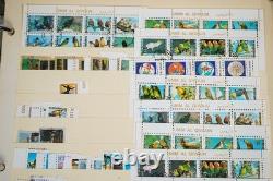 Uae Umm Al Quwain Collection Of 935 Stamps & 150 Sheets Mint & Used In Album