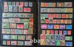 Uk (british) Vintage Stamps Collection (800 + Stamps) In Album