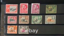 Uk (british) Vintage Stamps Collection (800 + Stamps) In Album