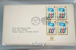 Un 1975-1981 Collection Of 180 First Day Covers Stored In Mystic Album