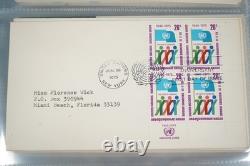 Un 1975-1981 Collection Of 180 First Day Covers Stored In Mystic Album