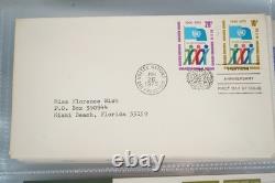 Un 1975-1981 Collection Of 180 First Day Covers Stored In Mystic Album