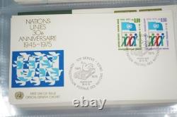 Un 1975-1981 Collection Of 180 First Day Covers Stored In Mystic Album