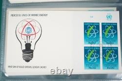 Un 1975-1981 Collection Of 180 First Day Covers Stored In Mystic Album