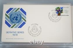 Un 1975-1981 Collection Of 180 First Day Covers Stored In Mystic Album