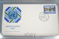 Un 1975-1981 Collection Of 180 First Day Covers Stored In Mystic Album