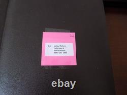 Un United Nations U/m Mint Stamps Collection In Album
