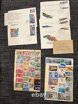 Unique antique stamp collection