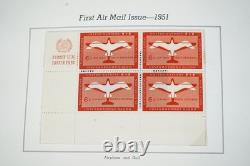 United Nations 1951-1975 Collection Of 275 Mint Corner Blocks In Album