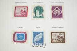 United Nations 1951-1999 Collection Of 725+ Mint Stamps Stored In Mystic Album