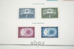 United Nations 1951-1999 Collection Of 725+ Mint Stamps Stored In Mystic Album