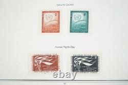 United Nations 1951-1999 Collection Of 725+ Mint Stamps Stored In Mystic Album