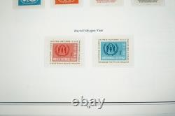 United Nations 1951-1999 Collection Of 725+ Mint Stamps Stored In Mystic Album