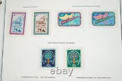 United Nations 1951-1999 Collection Of 725+ Mint Stamps Stored In Mystic Album