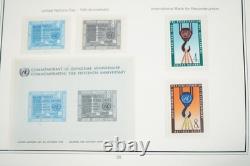 United Nations 1951-1999 Collection Of 725+ Mint Stamps Stored In Mystic Album